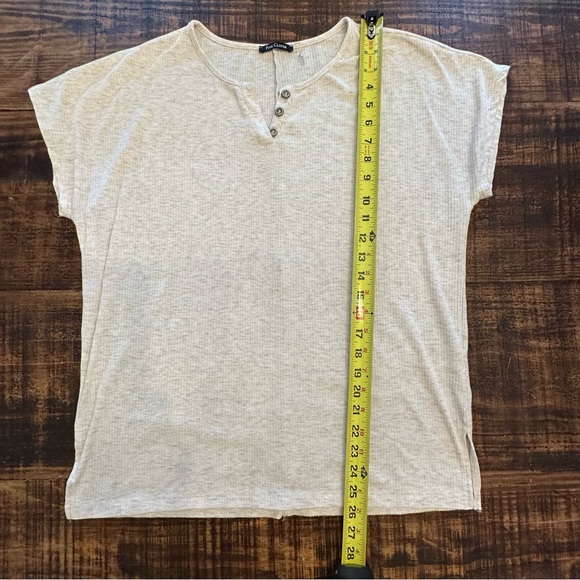 Pink Clover Bronte Henley Knit Tee- NWOT - Picture 4 of 6